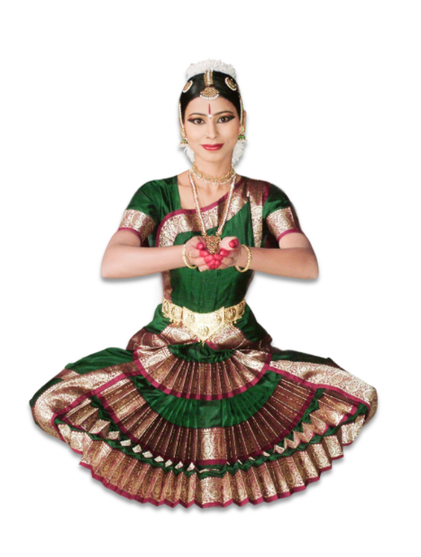 Seated Bharatanatyam pose